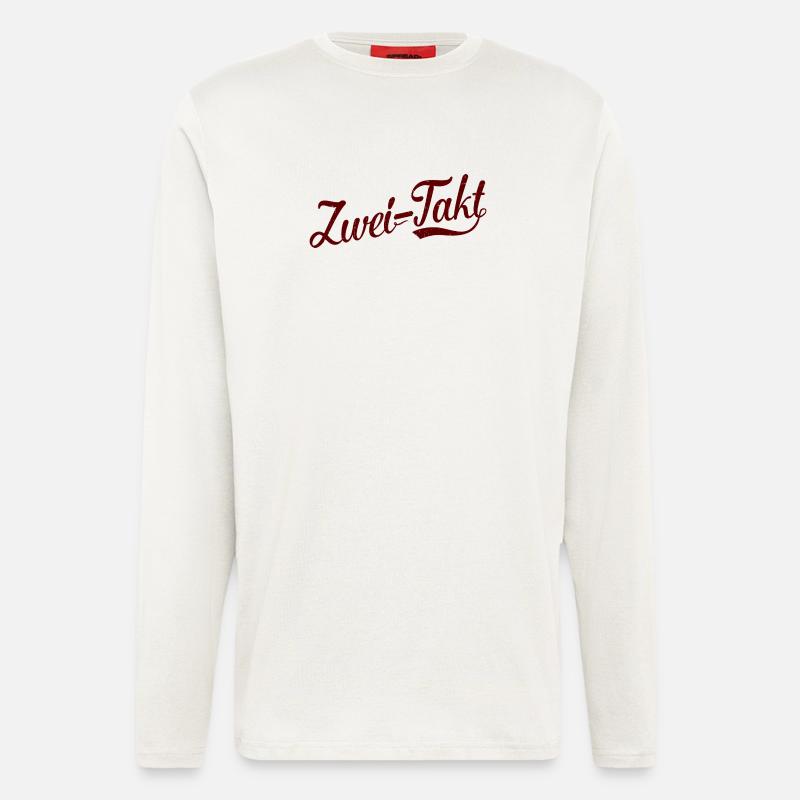zweitakt / 2takt Schriftzug - Langarmshirt - made by SPREAD  - OFF WHITE
