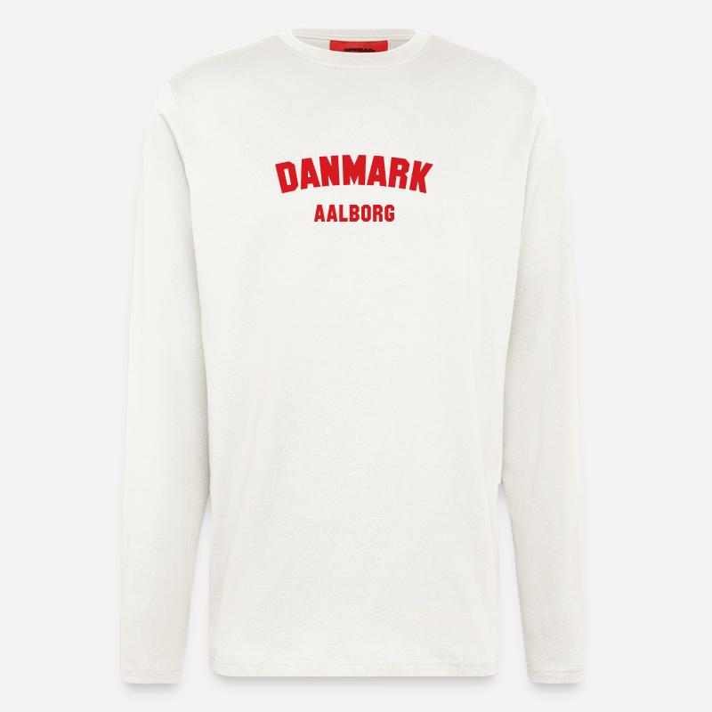 AALBORG Denmark Dänemark - Langarmshirt - made by SPREAD  - OFF WHITE