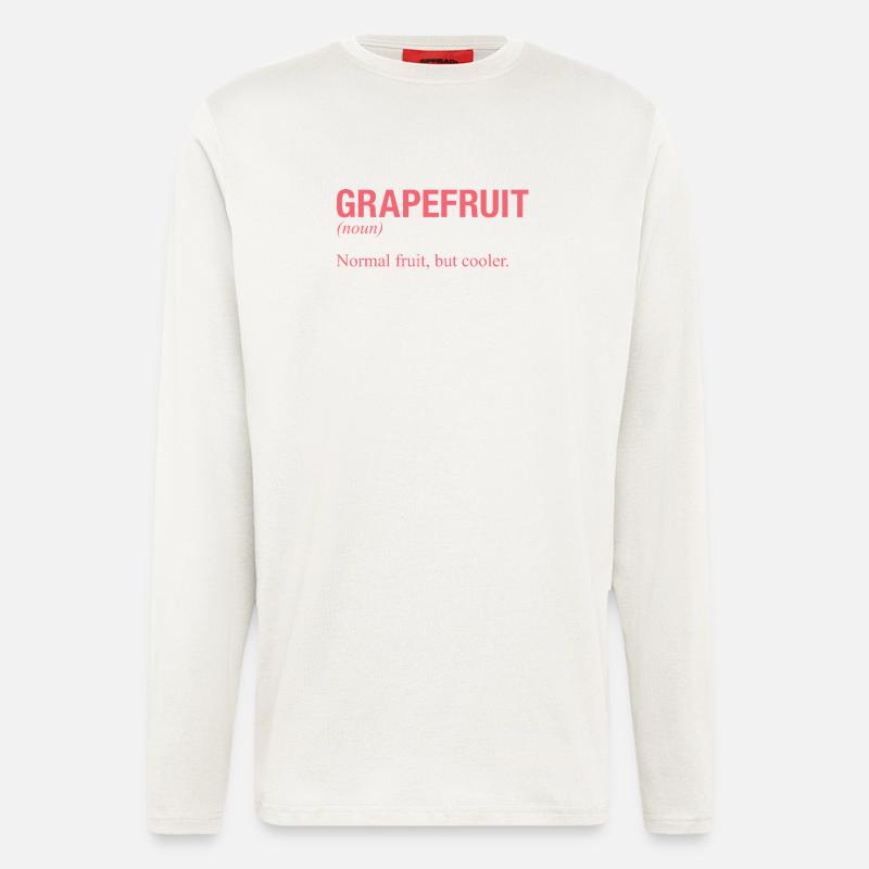 GRAPEFRUIT Pampelmuse - Longsleeve - made by SPREAD  - OFF WHITE