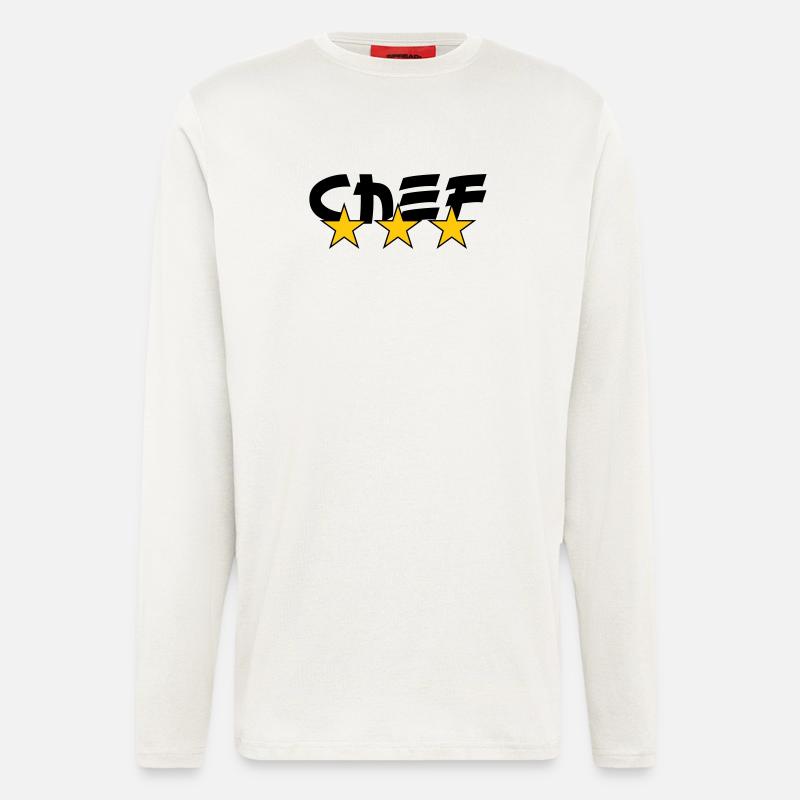 Koch – Küche – Koch - Langarmshirt - made by SPREAD  - OFF WHITE