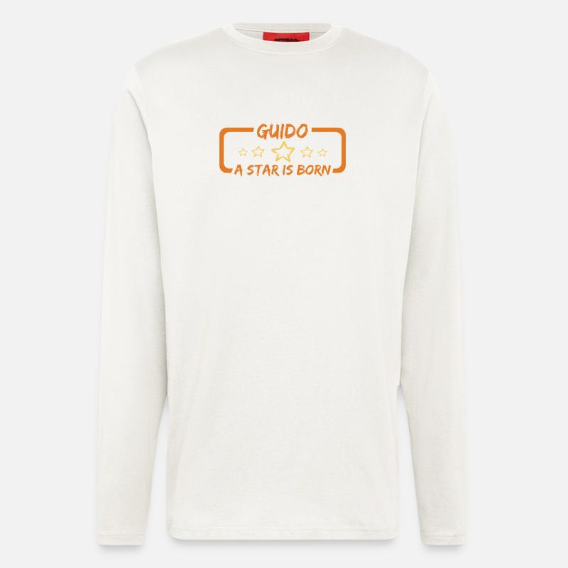 Geschenk Guido - Langarmshirt - made by SPREAD  - OFF WHITE