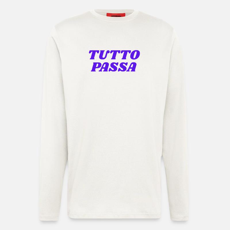 Tutto Passa - Langarmshirt - made by SPREAD  - OFF WHITE