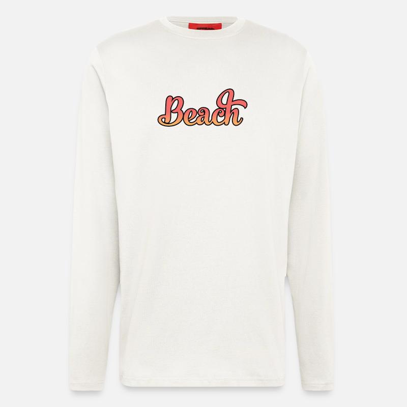 Beach - Langarmshirt - made by SPREAD - OFF WHITE
