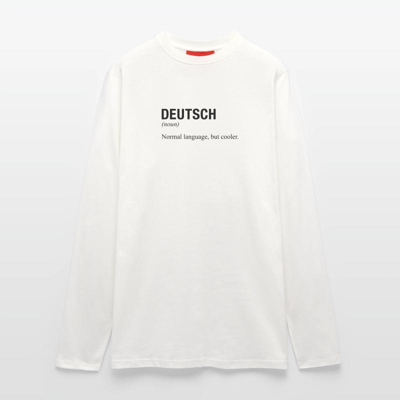 GERMAN Language deutsche Sprache Langarmshirt - made by SPREAD 