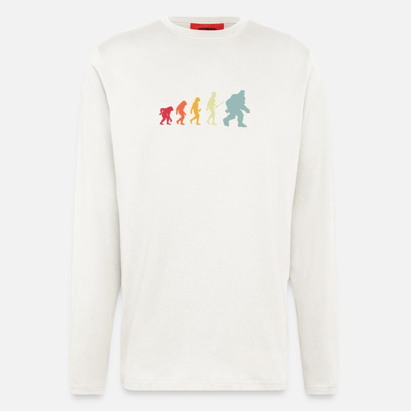 bigfoot_Evolution_4 - Longsleeve - made by SPREAD  - OFF WHITE