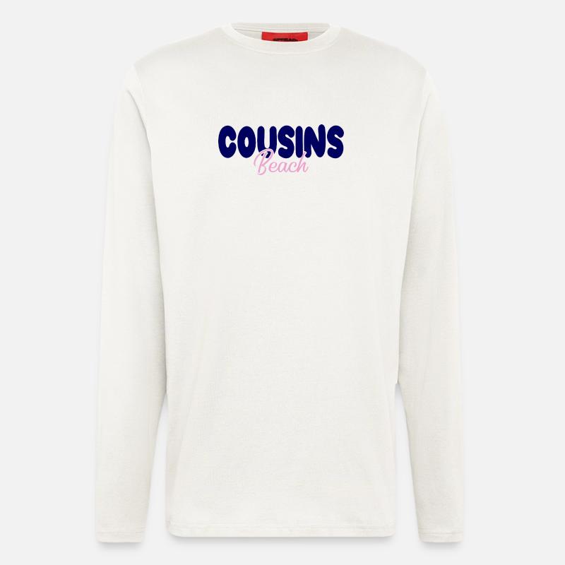 Cousins Beach – Bold & Soft - Langarmshirt - made by SPREAD  - OFF WHITE