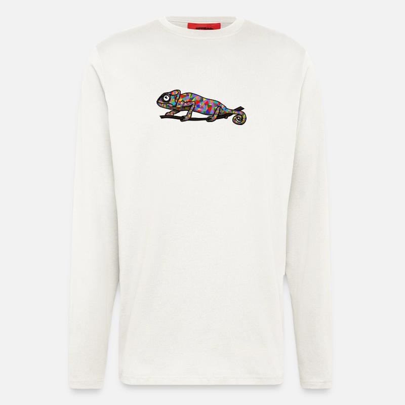 Cameleon - Langarmshirt - made by SPREAD - OFF WHITE