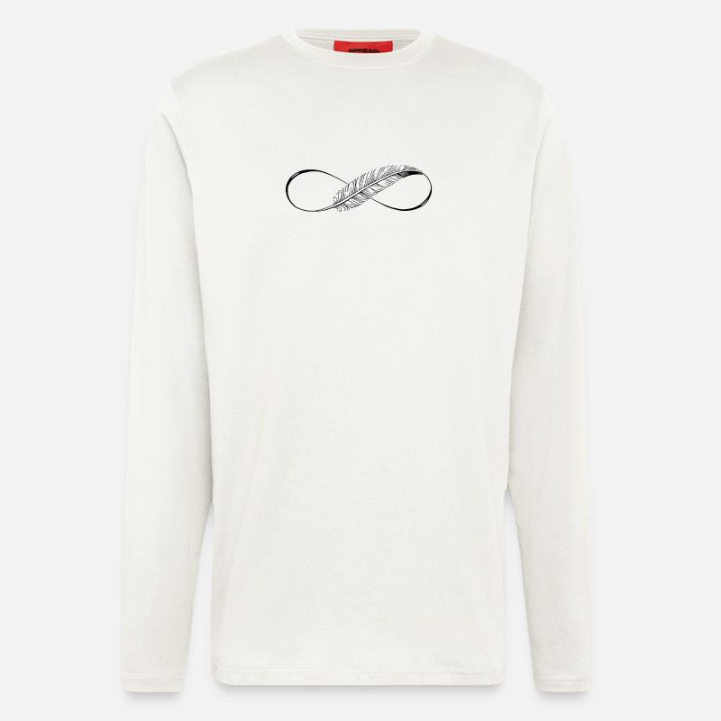 Cute Lines Infinity Spring - Longsleeve - made by SPREAD  - OFF WHITE