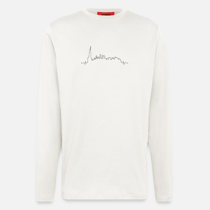 design_missing_request - Manches longues bio décontracté fabriqué en UE - OFF WHITE