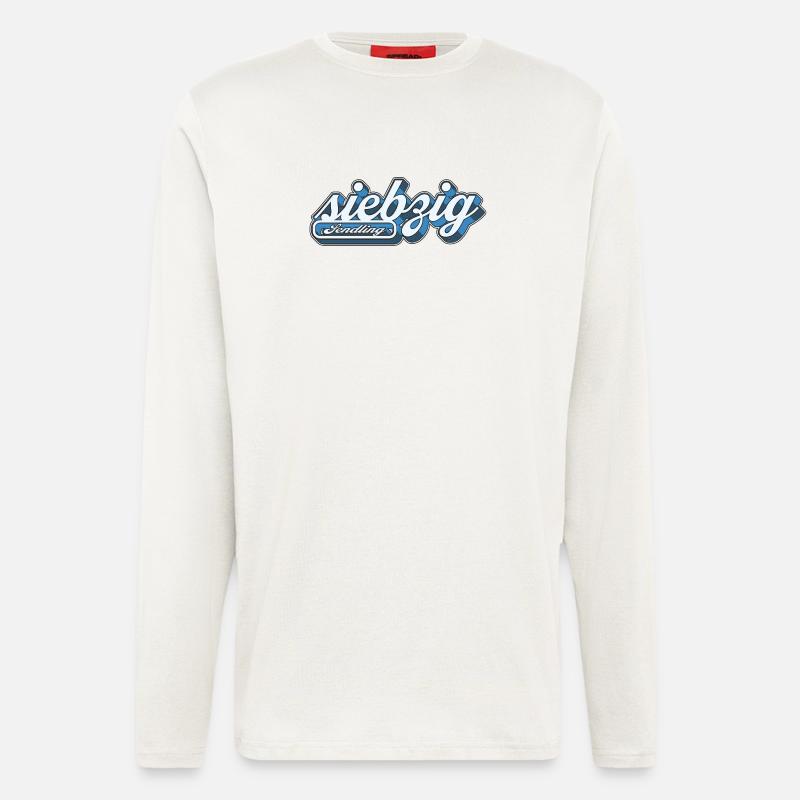 Sendling siebzig Retro München089 Minga 089  - Langarmshirt - made by SPREAD  - OFF WHITE
