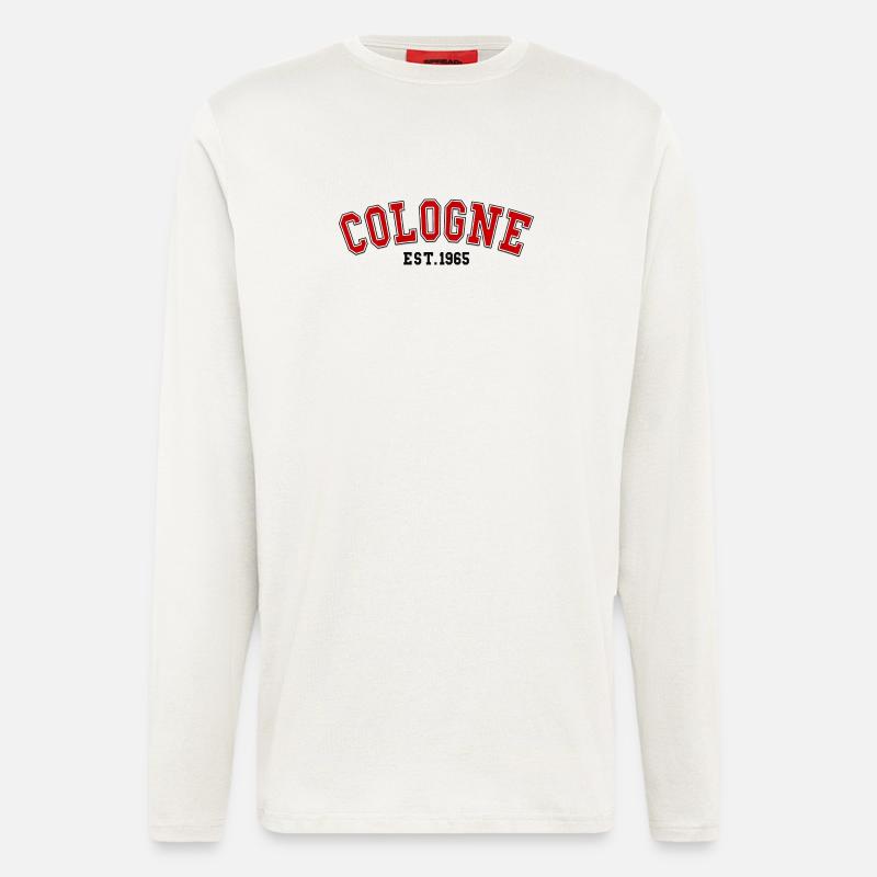 Cologne_Est_1965 - Langarmshirt - made by SPREAD - OFF WHITE