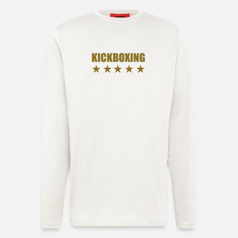 Kickboxen / Kickboxing / Kickboxer / Kick Boxing - Langarmshirt - made by SPREAD - OFF WHITE