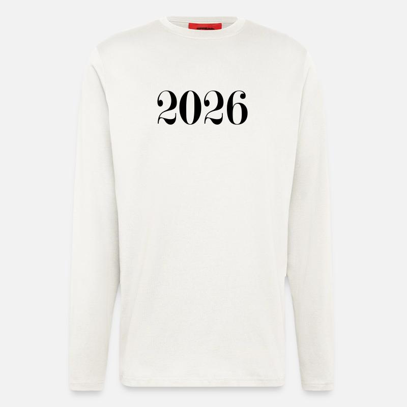 2026 - ein neues Jahr - Langarmshirt - made by SPREAD  - OFF WHITE
