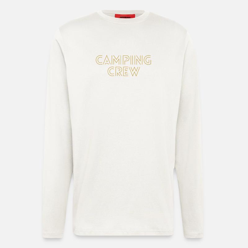 Camping Crew - Langarmshirt - made by SPREAD  - OFF WHITE