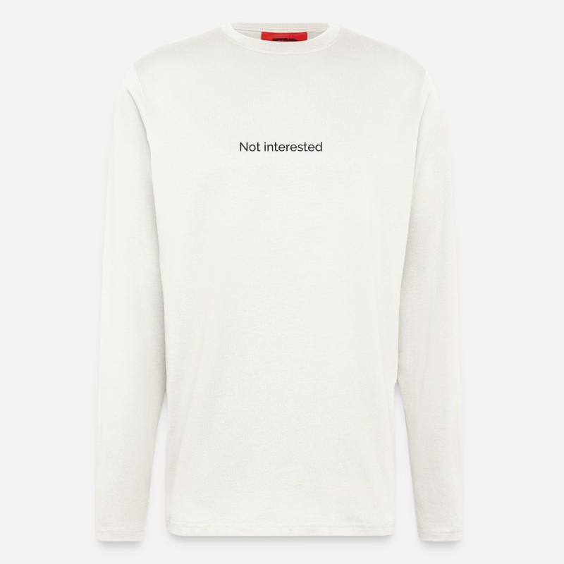 Not interested - Langarmshirt - made by SPREAD  - OFF WHITE