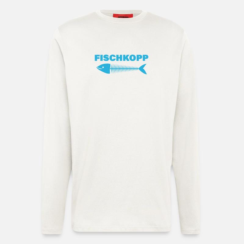 FISCHKOPP - Langarmshirt - made by SPREAD  - OFF WHITE