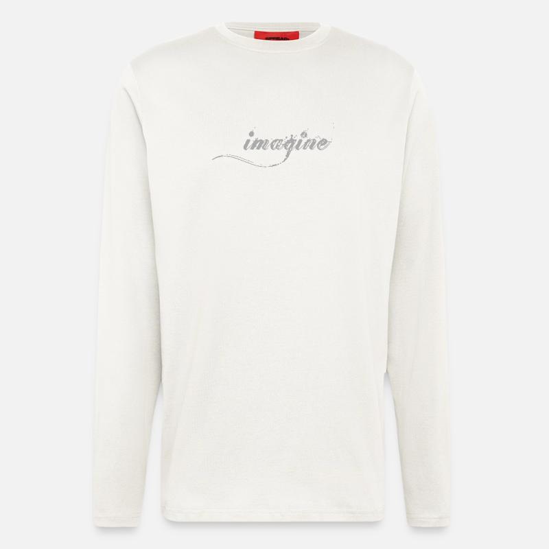 imagine  - Langarmshirt - made by SPREAD  - OFF WHITE