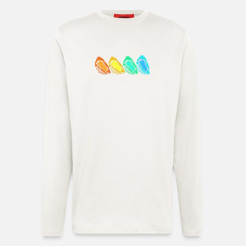 Austern - Langarmshirt - made by SPREAD  - OFF WHITE