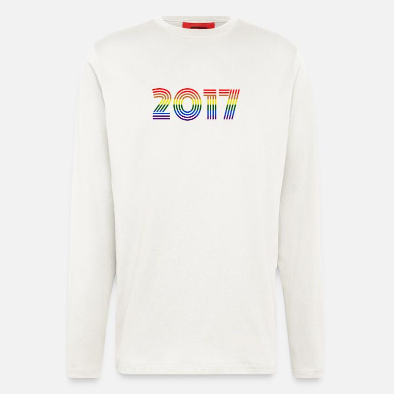 2017 - Manches longues bio décontracté fabriqué en UE - OFF WHITE