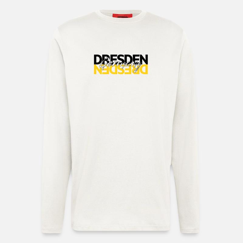 Dresden Germany - Longsleeve - made by SPREAD - OFF WHITE