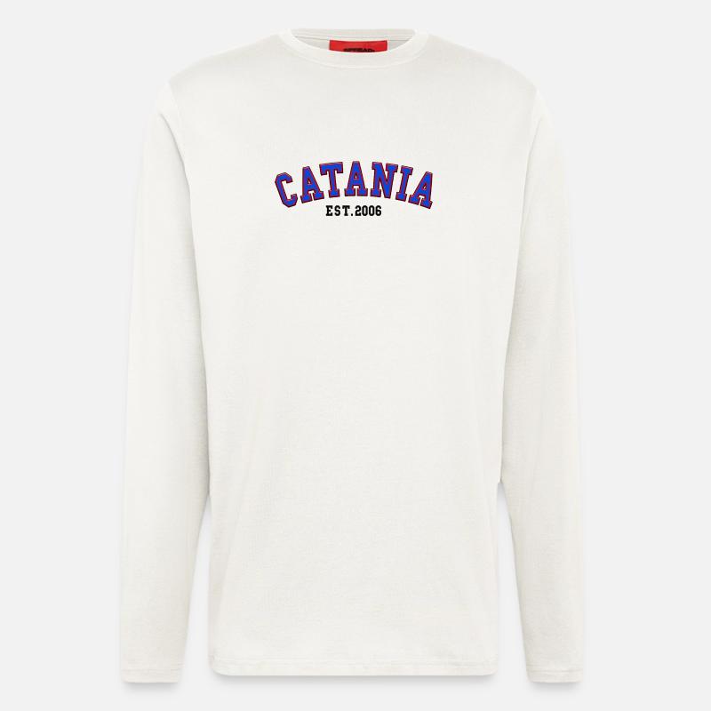 Catania gegründet 2006 - Langarmshirt - made by SPREAD  - OFF WHITE