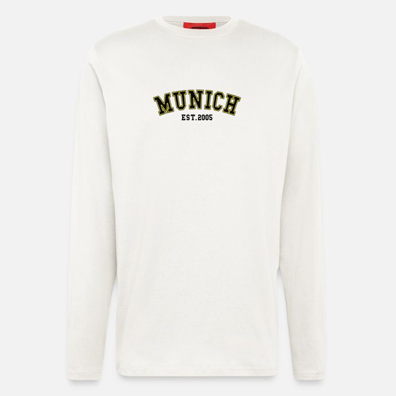 Munich_Est_2005 - Langarmshirt - made by SPREAD  - OFF WHITE