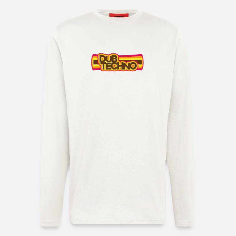 Dub Techno Retro Psychedelia - Longsleeve - made by SPREAD  - OFF WHITE
