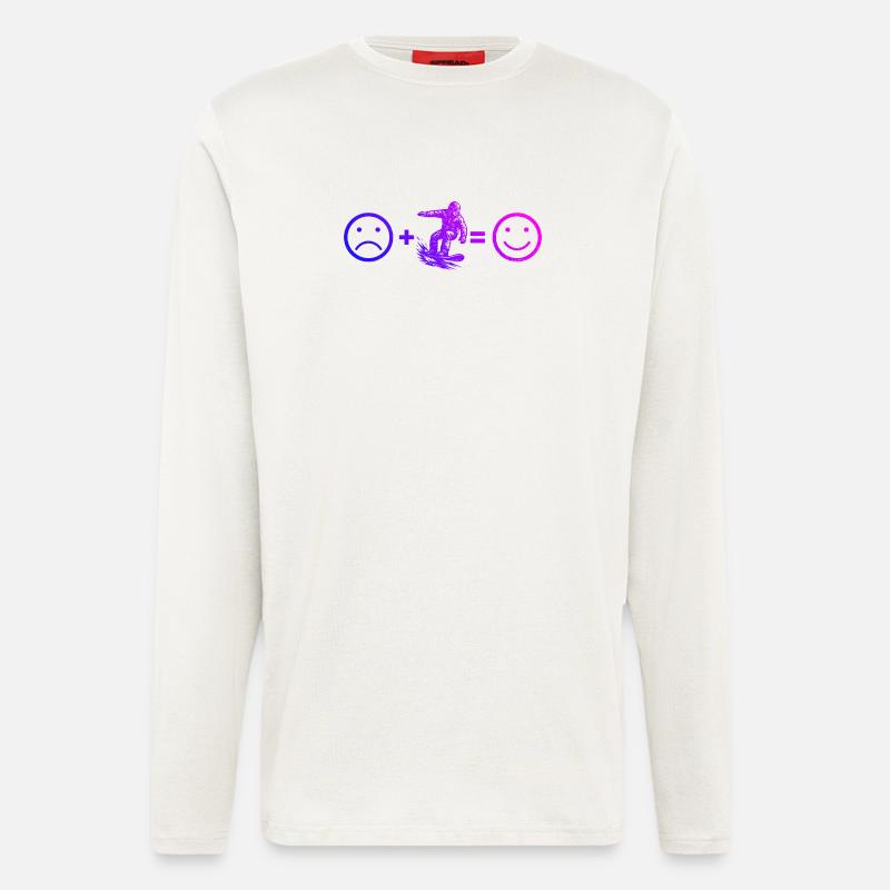 Snowboard vibes for snowboard - Longsleeve - made by SPREAD  - OFF WHITE