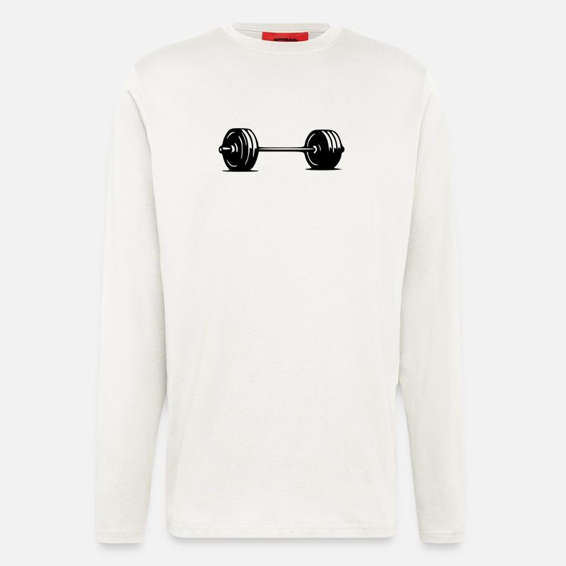 Barbell - Longsleeve - made by SPREAD  - OFF WHITE