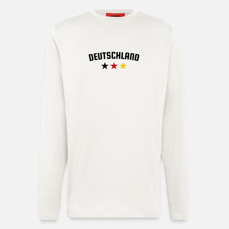 Germany 3 Star Design - Longsleeve - made by SPREAD - OFF WHITE