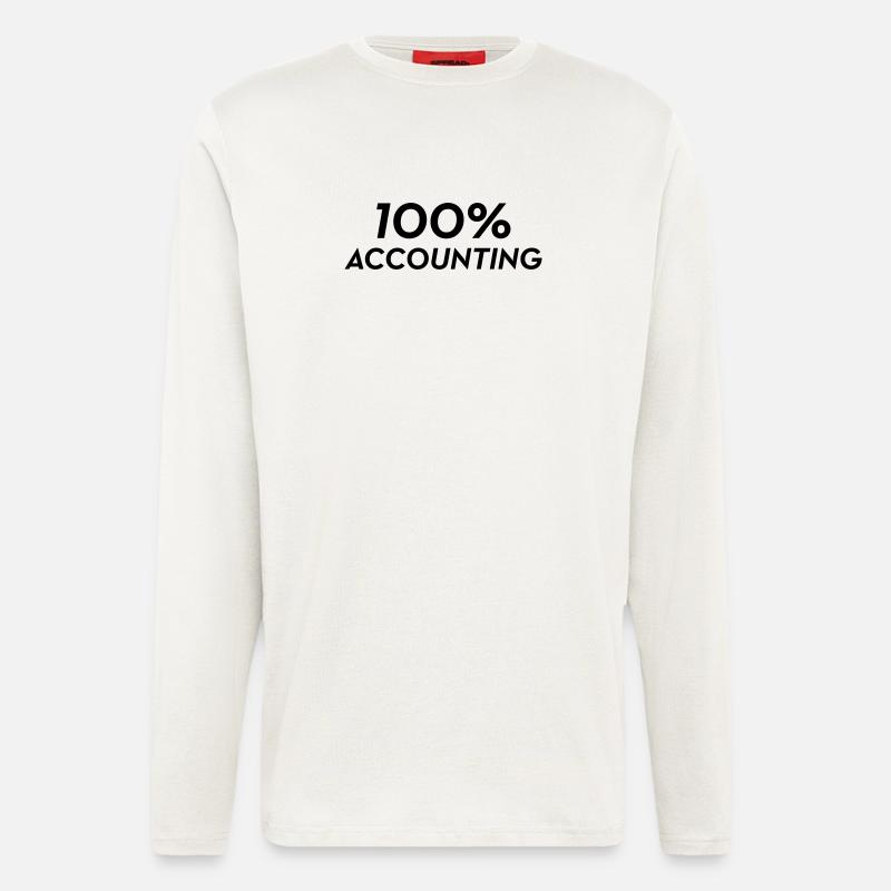 Accountant / Accounting / Comptable / Comptabilité - Longsleeve - made by SPREAD  - OFF WHITE