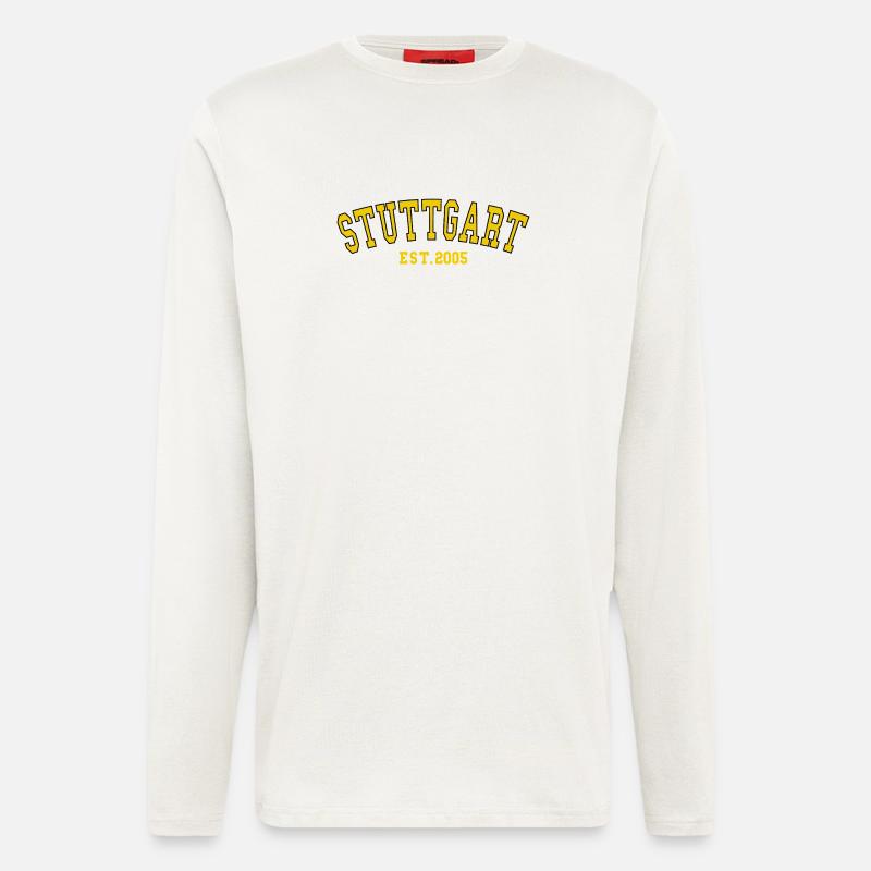 Stuttgart Est. 2005 - Langarmshirt - made by SPREAD  - OFF WHITE