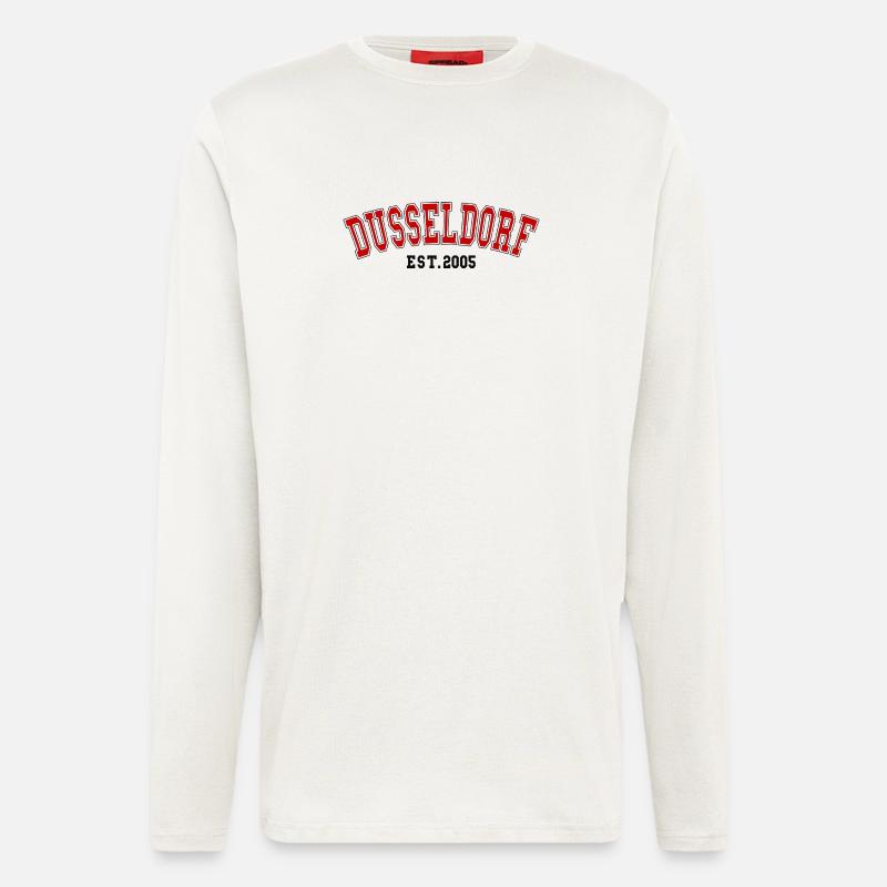 Düsseldorf Est. 2005 - Langarmshirt - made by SPREAD  - OFF WHITE