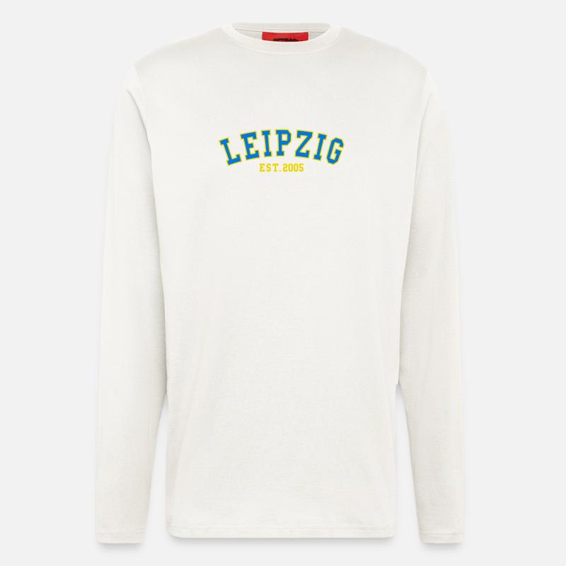 Leipzig Est. 2005 - Langarmshirt - made by SPREAD  - OFF WHITE
