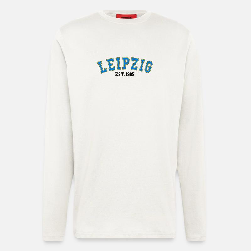 Leipzig Est. 1985 - Langarmshirt - made by SPREAD  - OFF WHITE