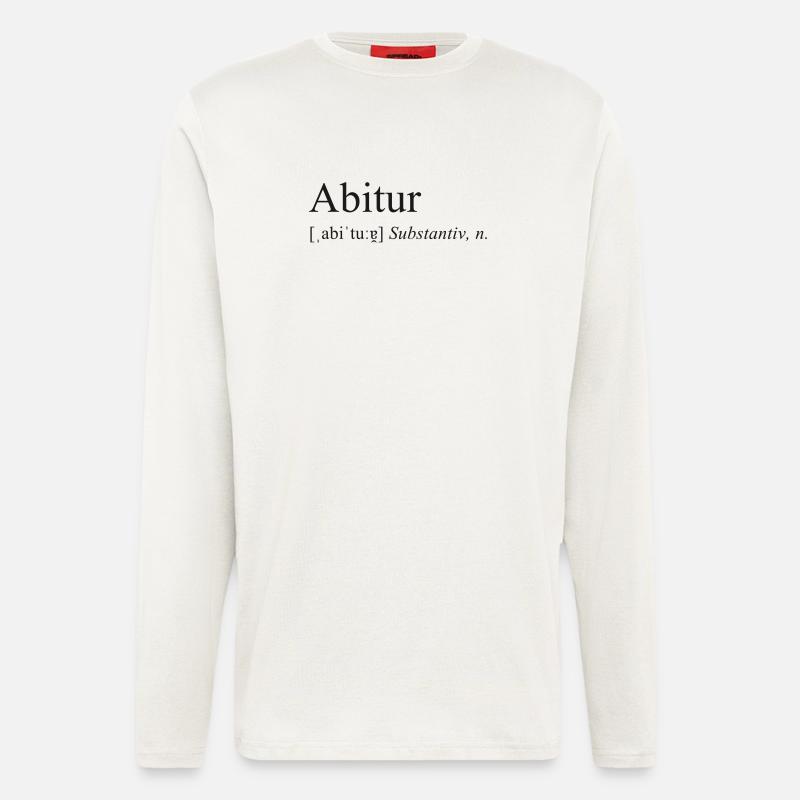 Lexicon Abitur - Longsleeve - made by SPREAD  - OFF WHITE