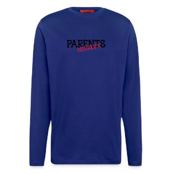 Parents heureux ! - Manches longues bio décontracté fabriqué en UE - OFF WHITE - Devant