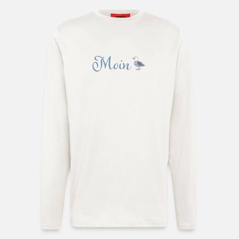 Moin Möwe - Langarmshirt - made by SPREAD  - OFF WHITE