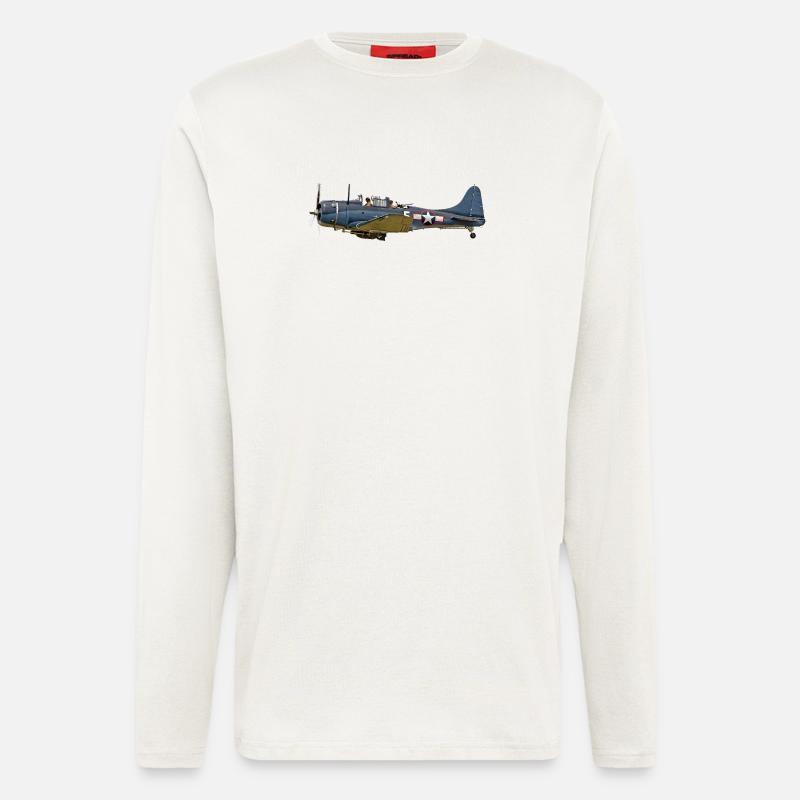 SBD Dauntless - Longsleeve - made by SPREAD  - OFF WHITE