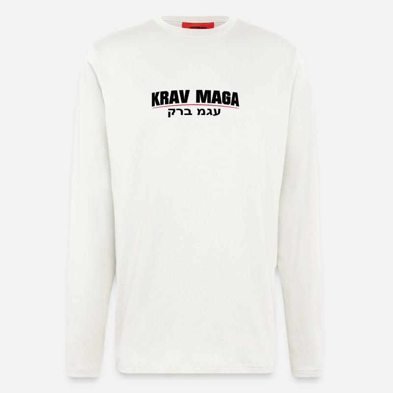 KravMaga Original - Langarmshirt - made by SPREAD - OFF WHITE