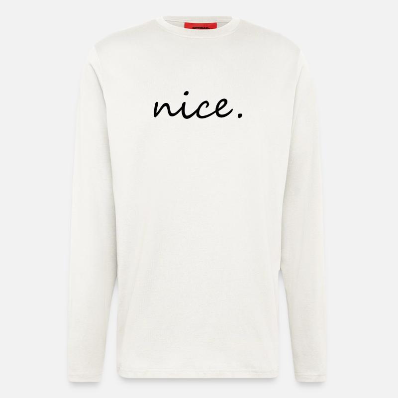 nice - Longsleeve - made by SPREAD  - OFF WHITE