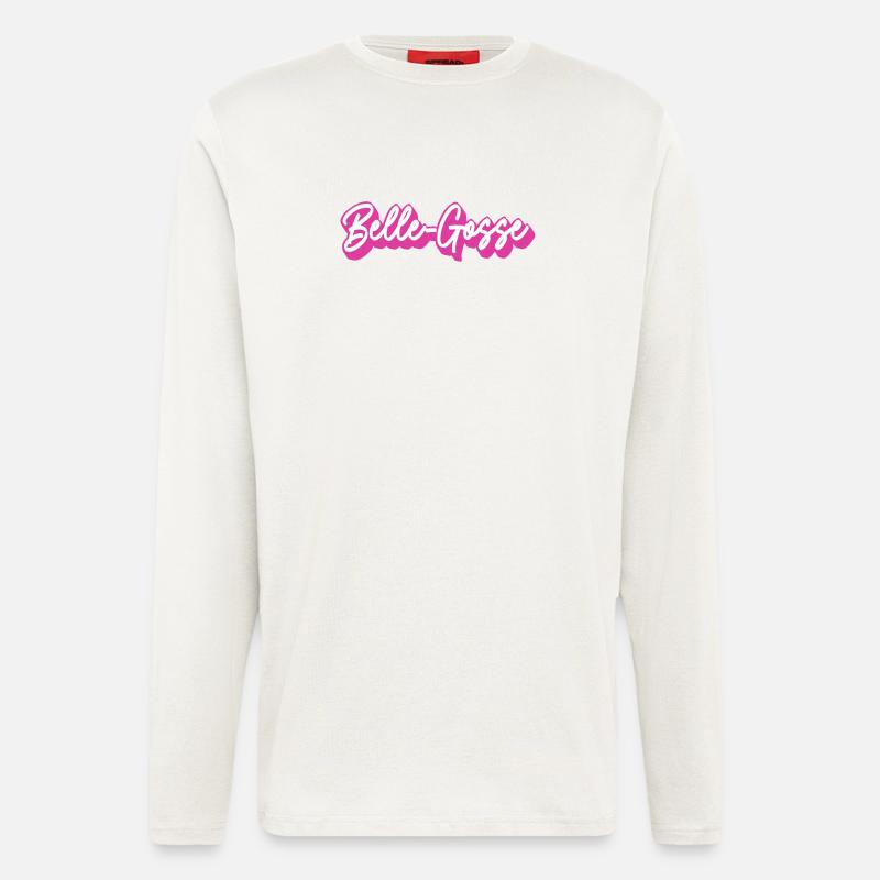 Beautiful Kid Script Pink - Longsleeve - made by SPREAD  - OFF WHITE