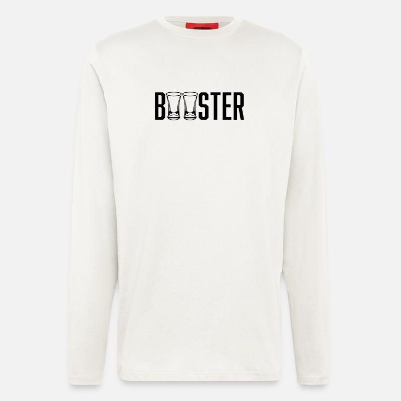 Schnaps Booster - Langarmshirt - made by SPREAD  - OFF WHITE