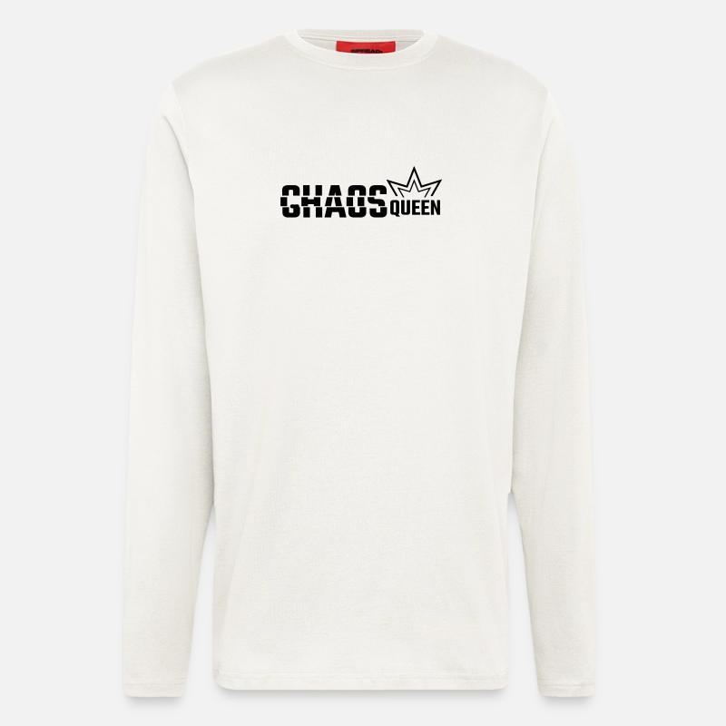CHAOS QUEEN - Langarmshirt - made by SPREAD  - OFF WHITE