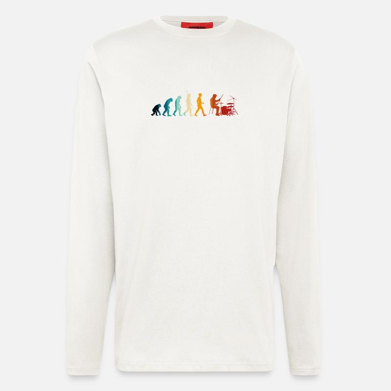 Battery Evolution - Longsleeve - made by SPREAD  - OFF WHITE