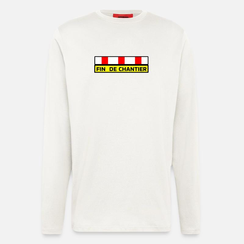 Ende des Projekts - Langarmshirt - made by SPREAD  - OFF WHITE