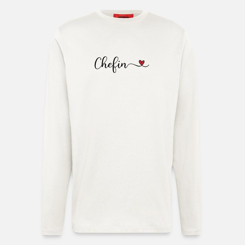 Chefin - Langarmshirt - made by SPREAD - OFF WHITE