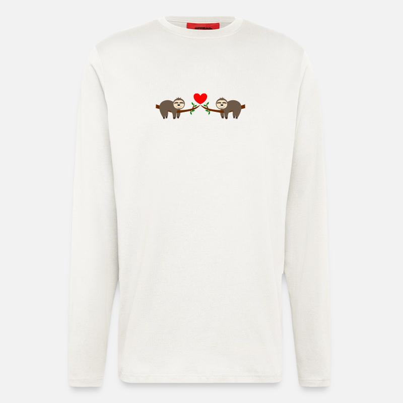 Sloth Comic - Longsleeve - made by SPREAD  - OFF WHITE