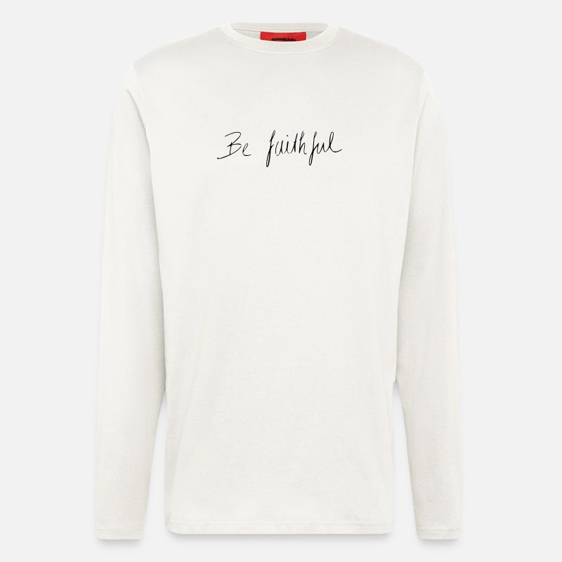 be faithful - Langarmshirt - made by SPREAD - OFF WHITE