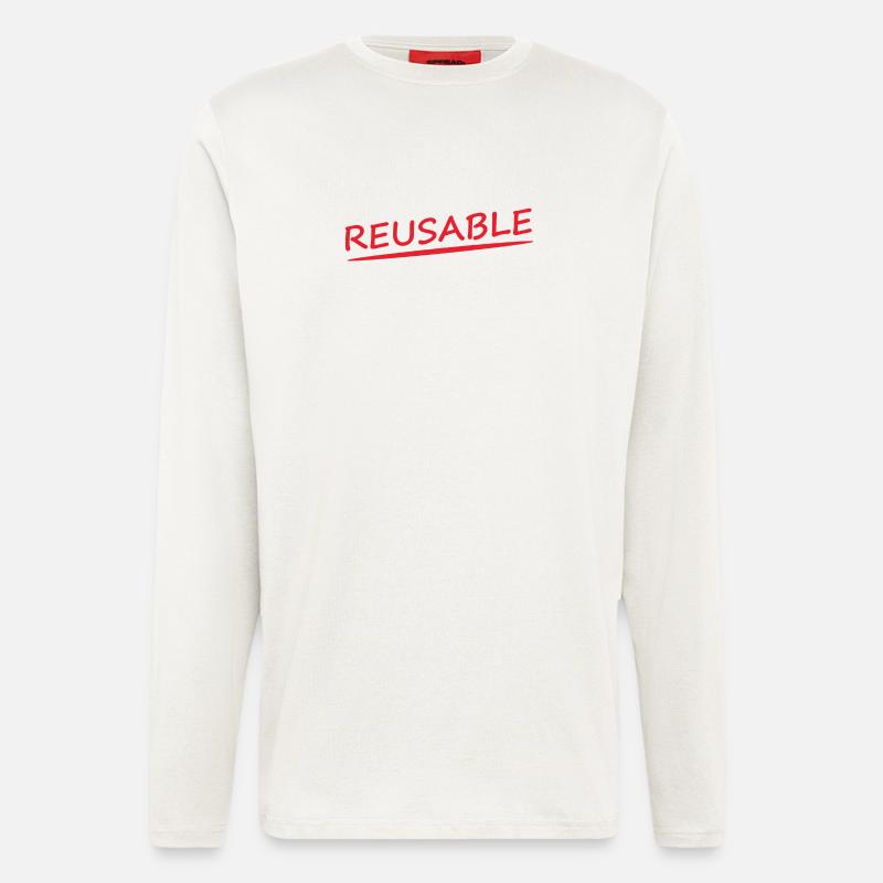 REUSABLE - Langarmshirt - made by SPREAD  - OFF WHITE